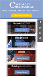 Mobile Screenshot of corporatemechanical.com